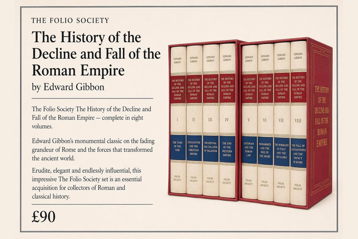 The Fall of the Roman Empire — advert card