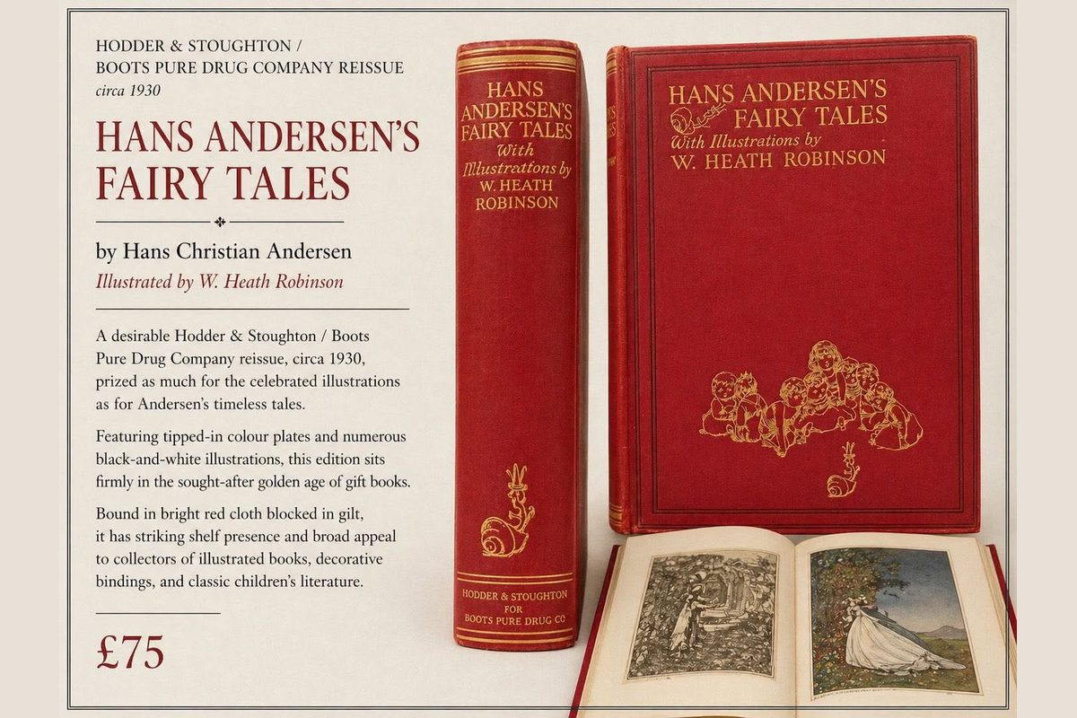 Hans Andersen's Fairy Tales — advert card