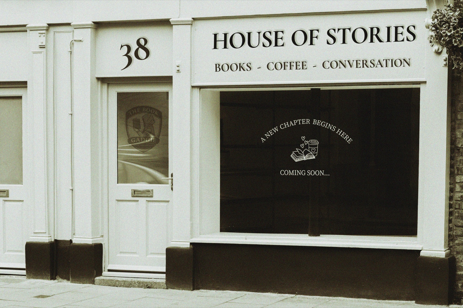 House of Stories shopfront, 38 Newgate Street, Morpeth