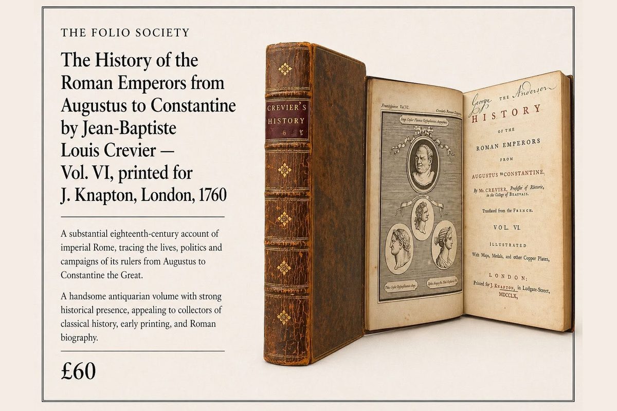 History of the Roman Emperors — advert card