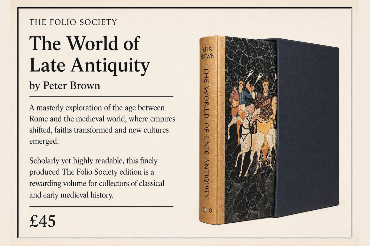 The World of Late Antiquity — Folio Society advert card